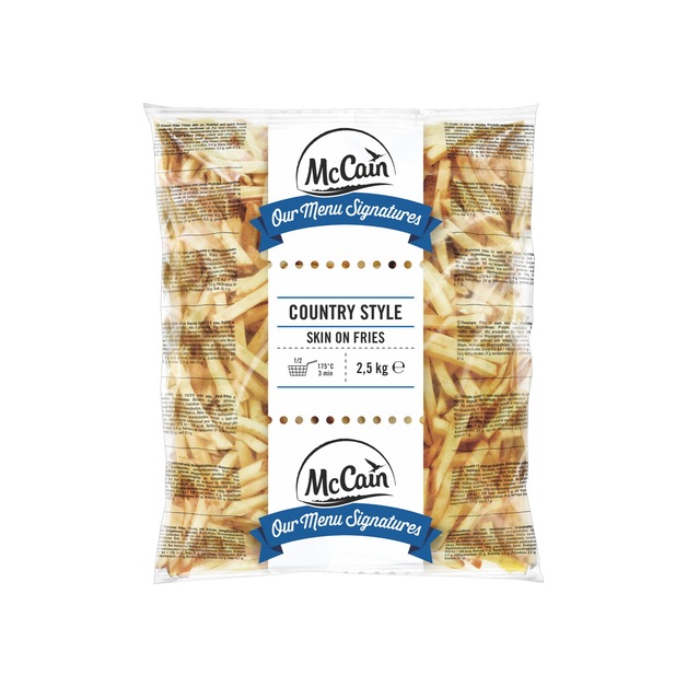 McCain Country Style Fries 11mm tiefgekühlt 2,5kg