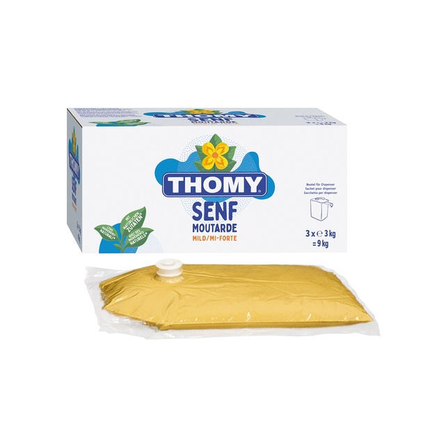 Senf mild Beutel f. Dispenser Thomy 3x3kg