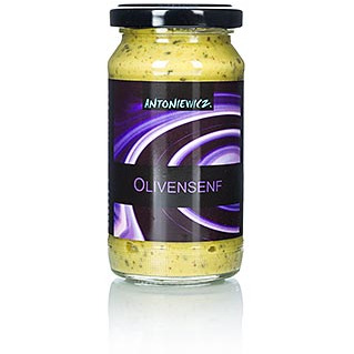 Olivensenf 210ml           süßer Senf m kandiert Oliven