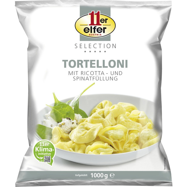 11er Tortelloni Ricotta-Spinat fix fertig gewürzt,gegart 1kg