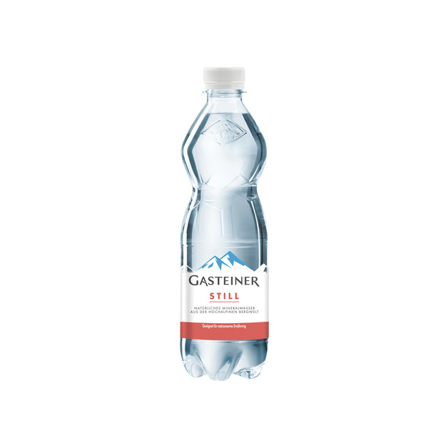 Gasteiner Kristallklar Natur Mineralwasser 0,5 l