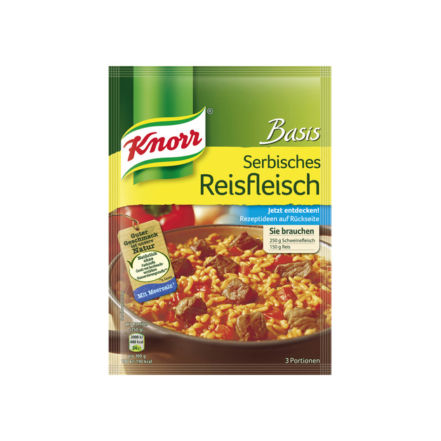 Knorr Basis Serbisches Reisfleisch