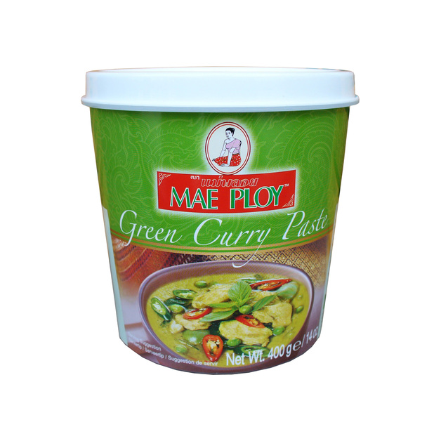 Currypaste scharf grün Mae Ploy 400g
