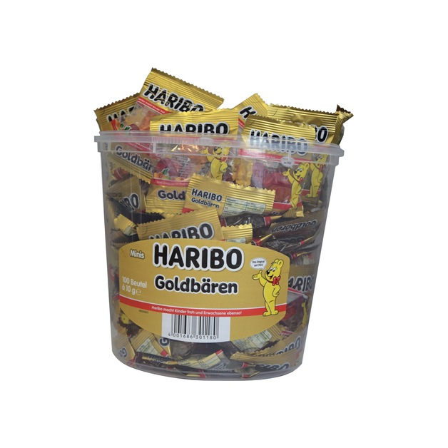 Haribo Minibeutel Goldbären 100 x 9,8 g