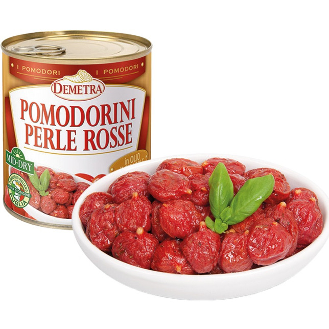 Demetra Pomodorini Perle Rosse 800g