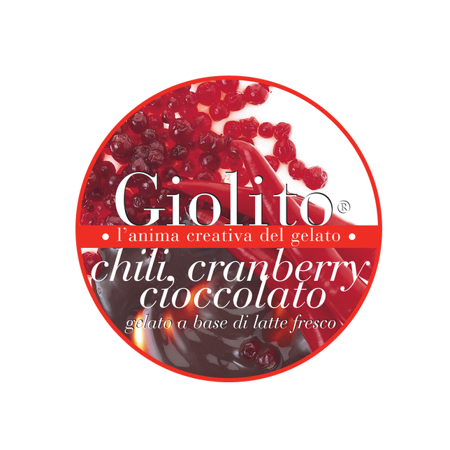 Glace Chili Cranberry Schokolade Creaz Giolito 4lt