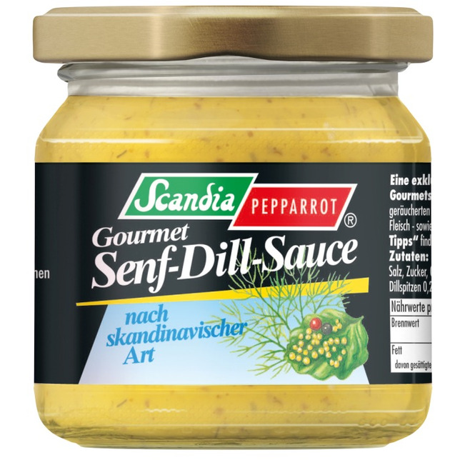 Senf Dill-Sauce Gourmet nach skandinavischer Art 180ml