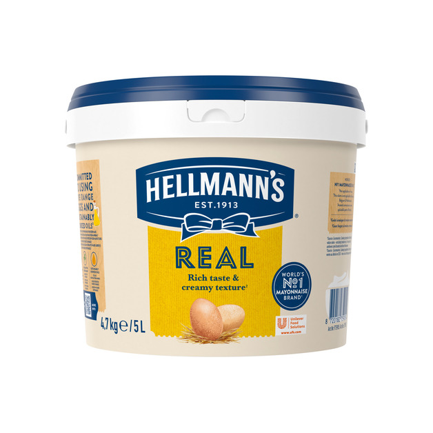 Hellmann's Real Mayonnaise 70% Fett 5 l
