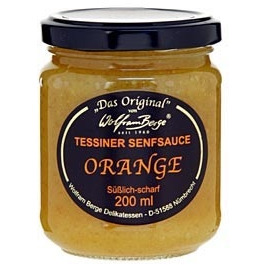 Tessiner Orangen Senfsauce 200ml