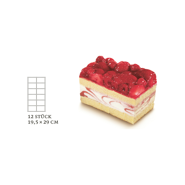 Erdbeer-Himbeer-Joghurt-Schnitte 4 x 2kg