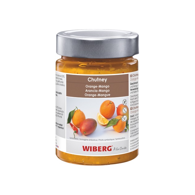 Wiberg Chutney Orange Mango 390 g