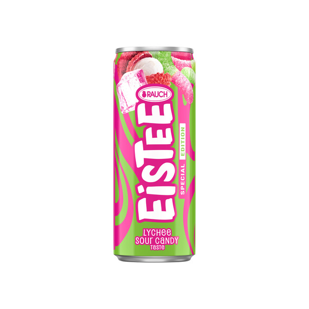 Rauch Eistee Lychee Sour Candy 0,33 l