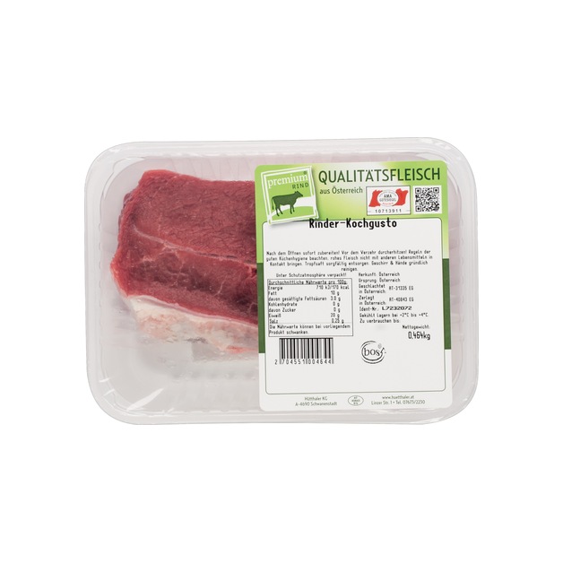 premium - Jungstier Rindsbratenfleisch frisch aus Österreich ca. 500 g