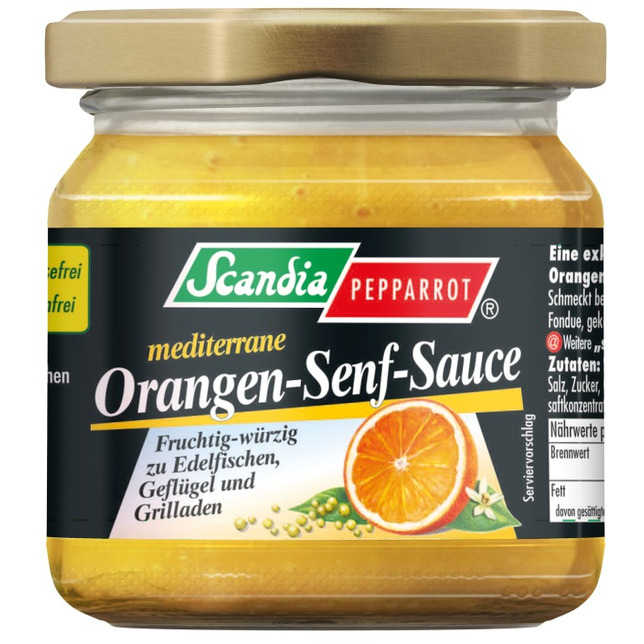 Orangen Senf Sauce mediterrane 180ml