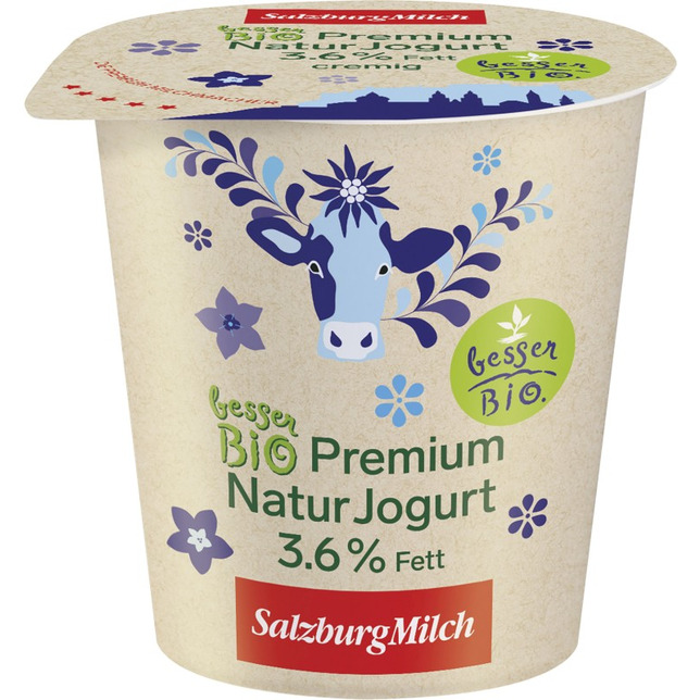 SalzburgMilch Besser Bio Naturjoghurt 150g 3,6%Fett