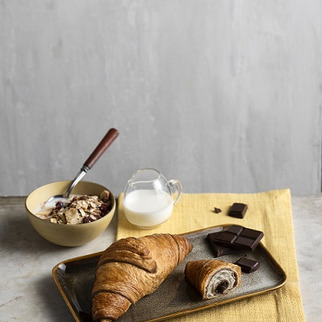Croissant variegato al cacao 95gr - 50 pzi