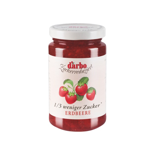 Darbo Fruchtaufstrich Erdbeer Zuckerreduziert 250 g
