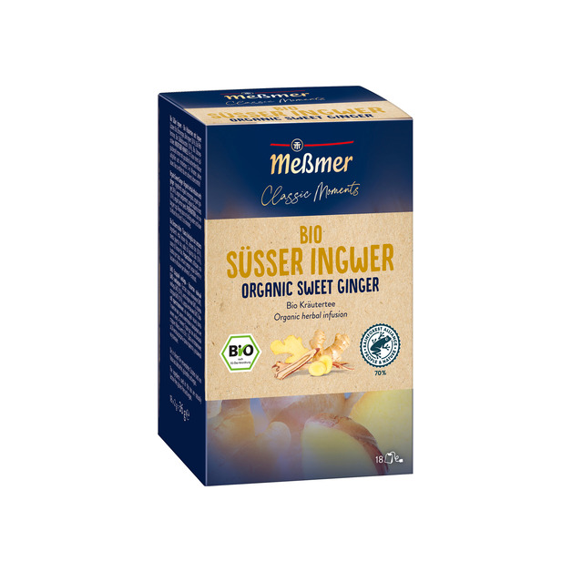 Messmer Bio Classic M.Süsser Ingwer 18er