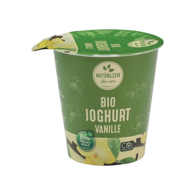 natürlich für uns Bio Wiesenmilch Fruchtjoghurt Vanille 3,6 % Fett 150 g