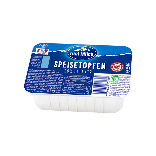 Tirol Milch Topfen streichfest 20% Fett 250 g