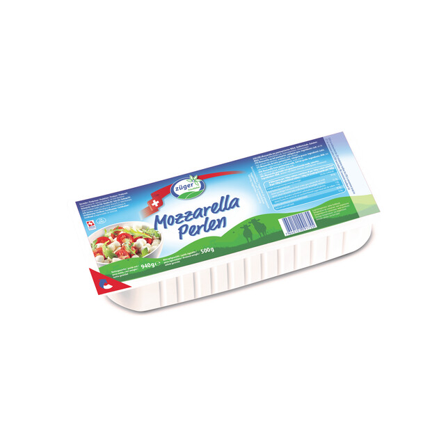 Mozzarella Perlen 2g CH 42% FiT Züger 500g