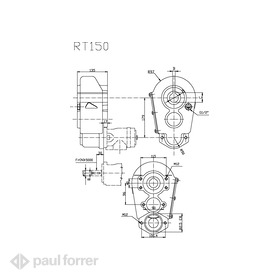 Paul Forrer AG - Getriebe für hydraulische Kratzbodenantriebe RT150