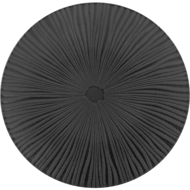 Teller flach 27 cm Vesuvio Black