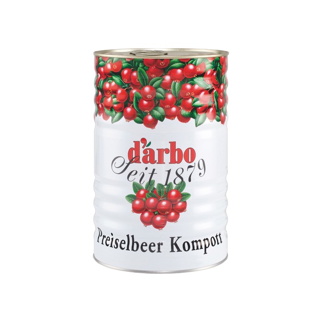 Darbo Preiselbeer Kompott Fruchtanteil 62 % 4,6 kg