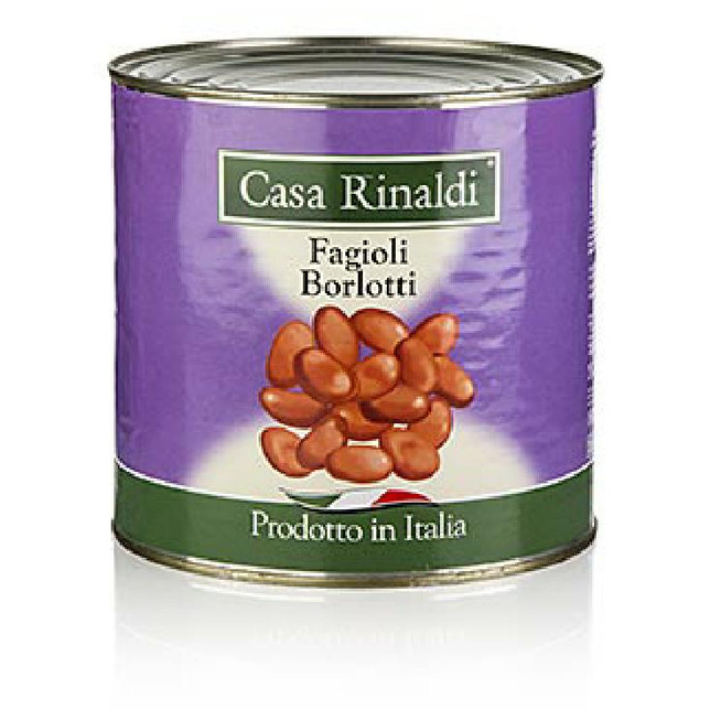 BosFood Fagioli Borlotti Eingelegte Borlotti Bohnen 2,5kg