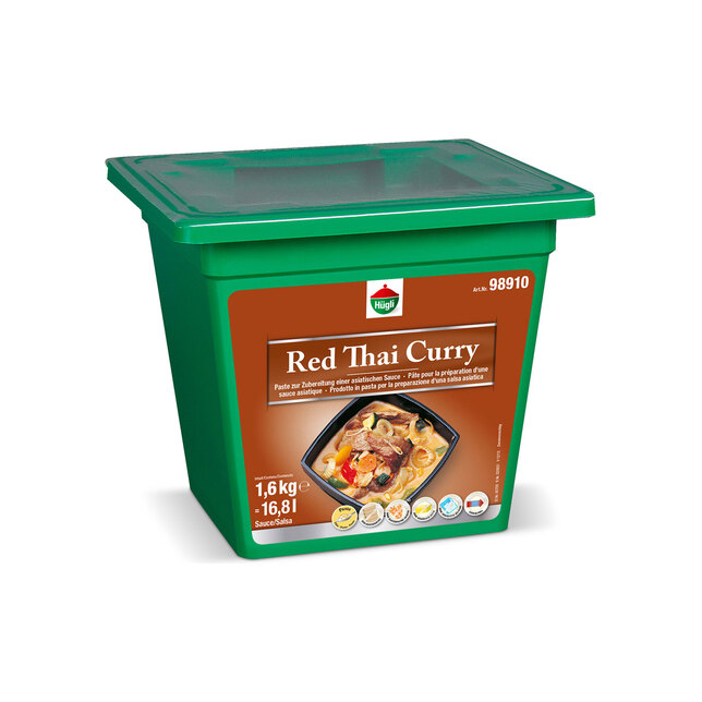 Sauce Curry Thai red Pas. Hügli 1,6kg