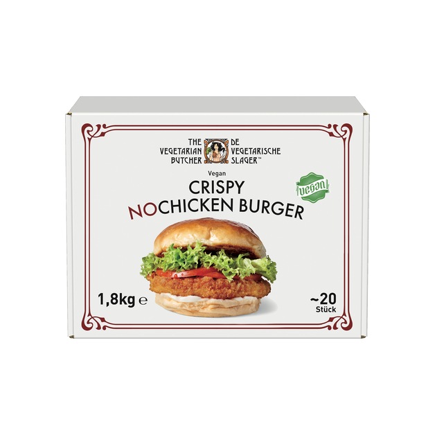 The Vegetarian Butcher Crispy No Chicken Burger tiefgekühlt 20 x 90 g