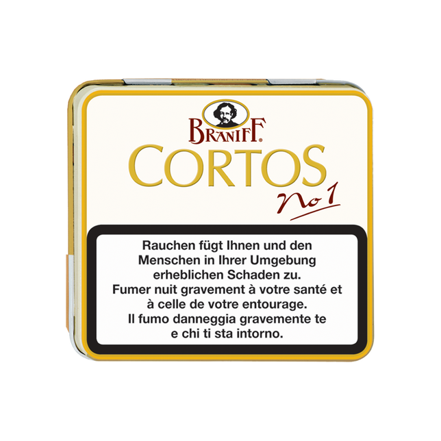Cigarillos Braniff No. 1 Cortos 5x20