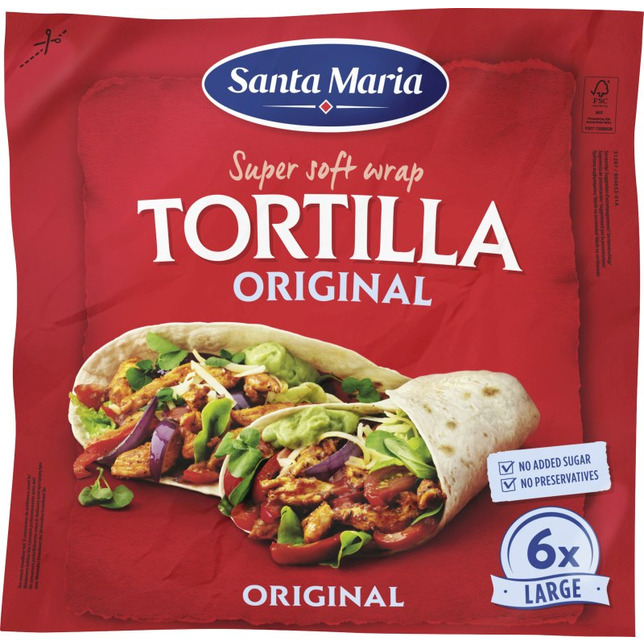 Wrap Tortillas 371g original