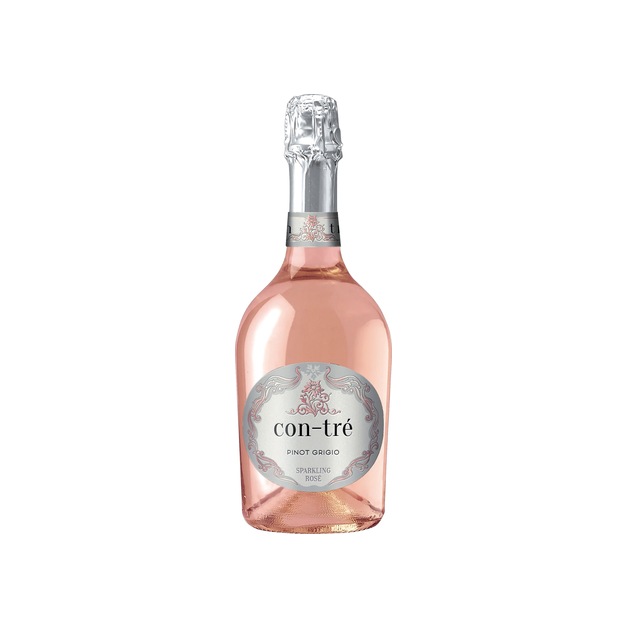 Contarini Con Tre Pinot Grigio Rose Extra Dry Sparkling Italien 0,75 l