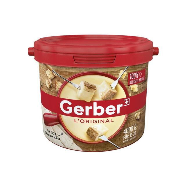 Fondue fixfertig Gerber 4kg