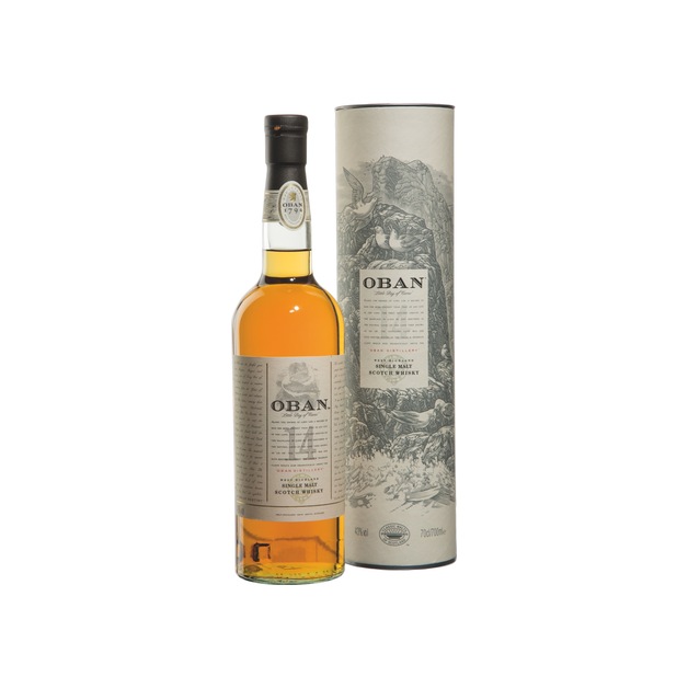 Oban 14 y single Malt Whisky aus Schottland 0,7 l