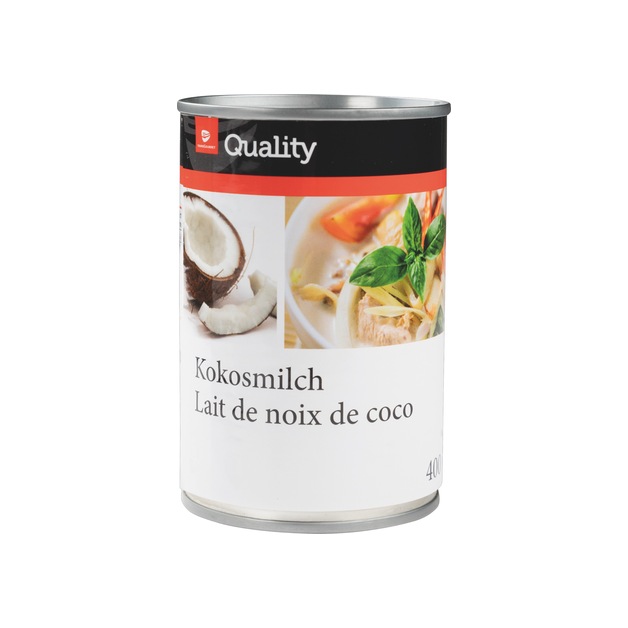 Quality Kokosmilch 75 % Kokosanteil - 17% Kokosfettanteil 400 ml