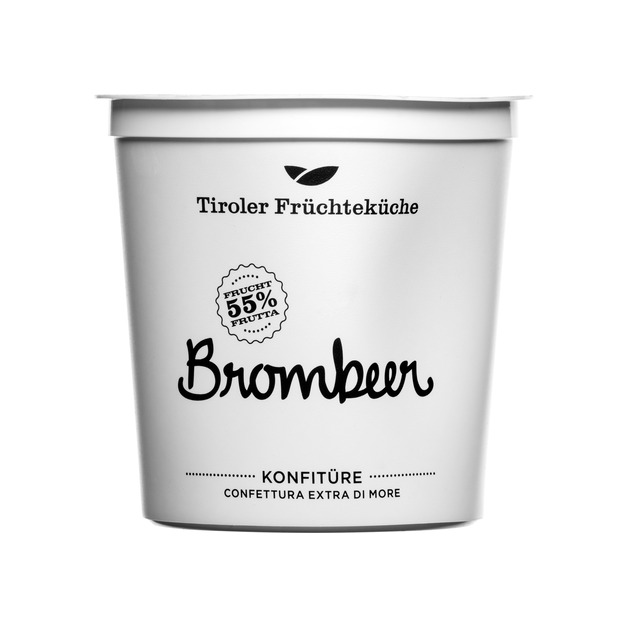 Unterweger Konfitüre Bar Brombeer 55% Fruchtanteil 450 g