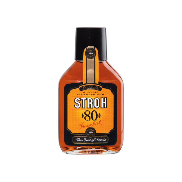 Stroh 80% Rum österreichische Rumspezialität 0,1 l
