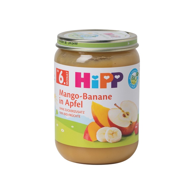 Hipp Bio Früchte Mango / Banane in Apfel 190 g