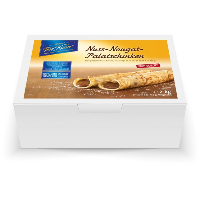 Toni Kaiser Nuss Nougat Palatschinken 2kg (20Stück a.ca100g)