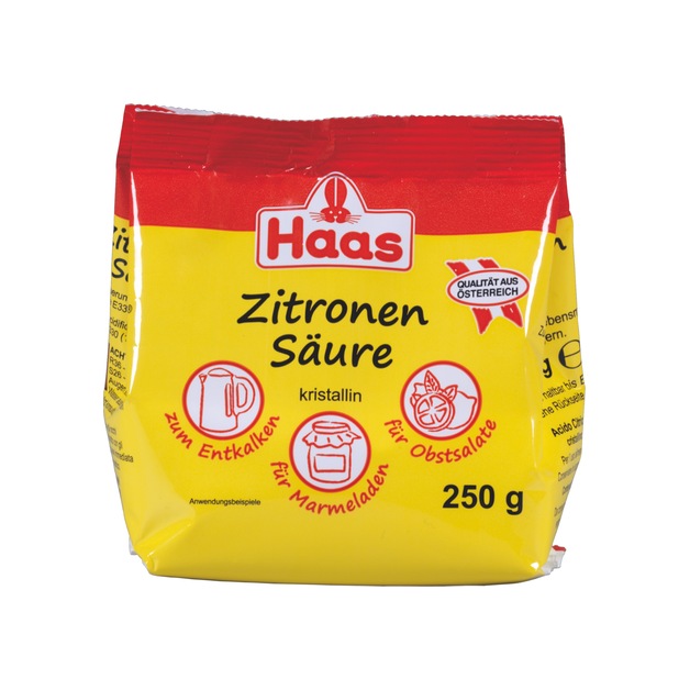 Haas Zitronensäure 250 g