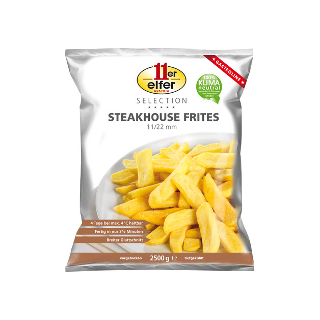 11er Steakhouse Frites tiefgekühlt 2,5 kg