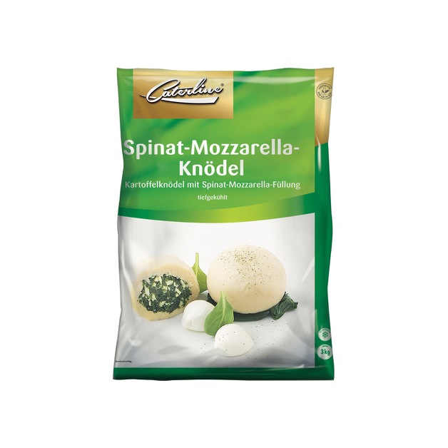 Caterline Kartoffelknödel Spinat Mozzarella tiefgekühlt 3 kg