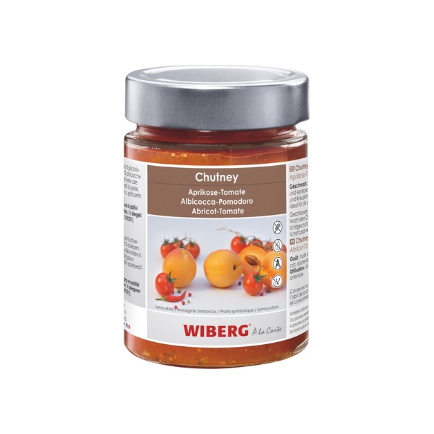 Wiberg Chutney Aprikose Tomate 390 g