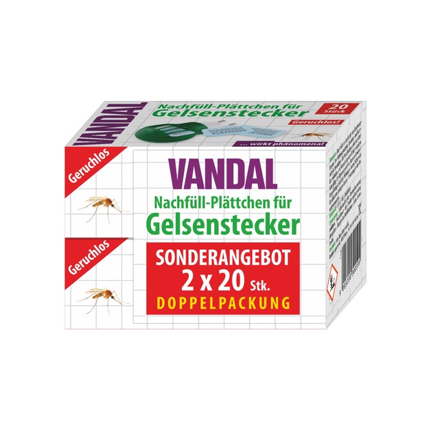 Vandal Gelsenstecker Doppelpack NF 40 Stk.