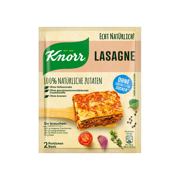 Knorr Echt Natürlich Basis, Lasagne 0,43 g