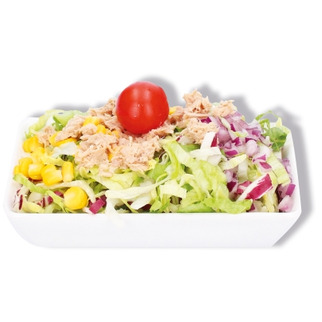 Salatbecher Thunfisch 250g    Eis/Radi/Mais/Toma/Zwie/Thunf