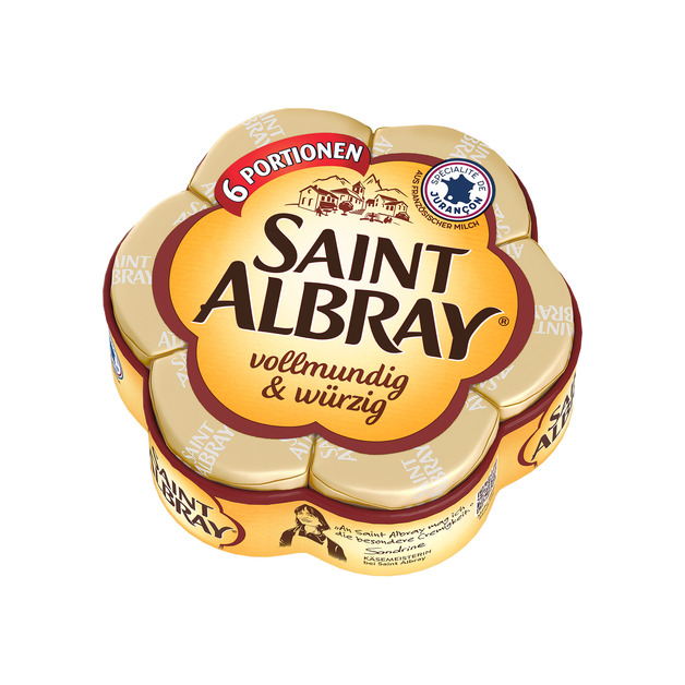 Saint Albray vollmundig & würzig 62% Fett i. Tr. 6 x 30 g