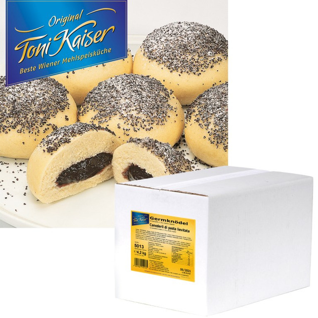 Toni Kaiser Germknödel mit Mohn und Zucker 35 Stück á 120g